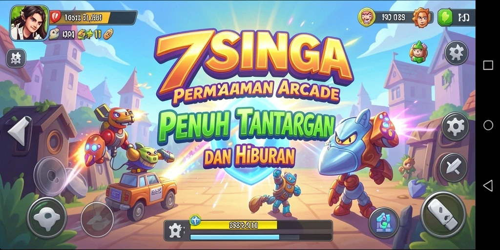 Tampilan gameplay seru dari 77SINGA yang menantang.