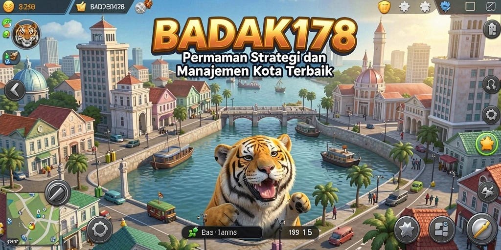 Tampilan gameplay yang menyenangkan di BADAK178 dengan elemen SLG interaktif.