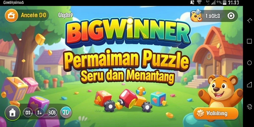 Tampilan gameplay <strong>BIGWINNER</strong> yang menantang dan menarik untuk pecinta puzzle.