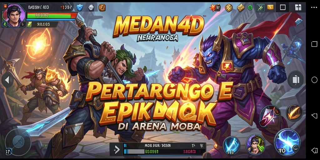 Screenshot gameplay seru di arena MOBA MEDAN4D.